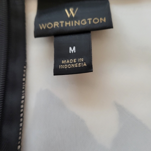 Worthington Med skirt and top, black and white color block - Picture 7 of 8